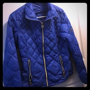 Michael Kors jacket. Blue. Barely worn.